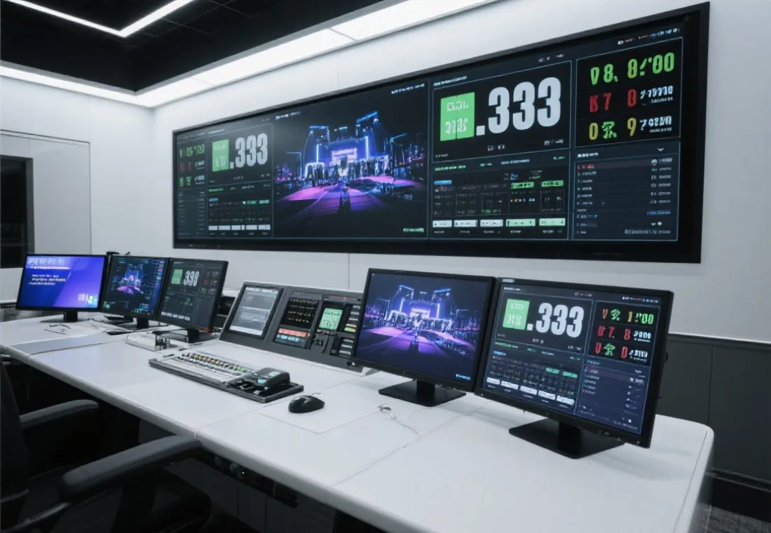 开奖控制画面示意